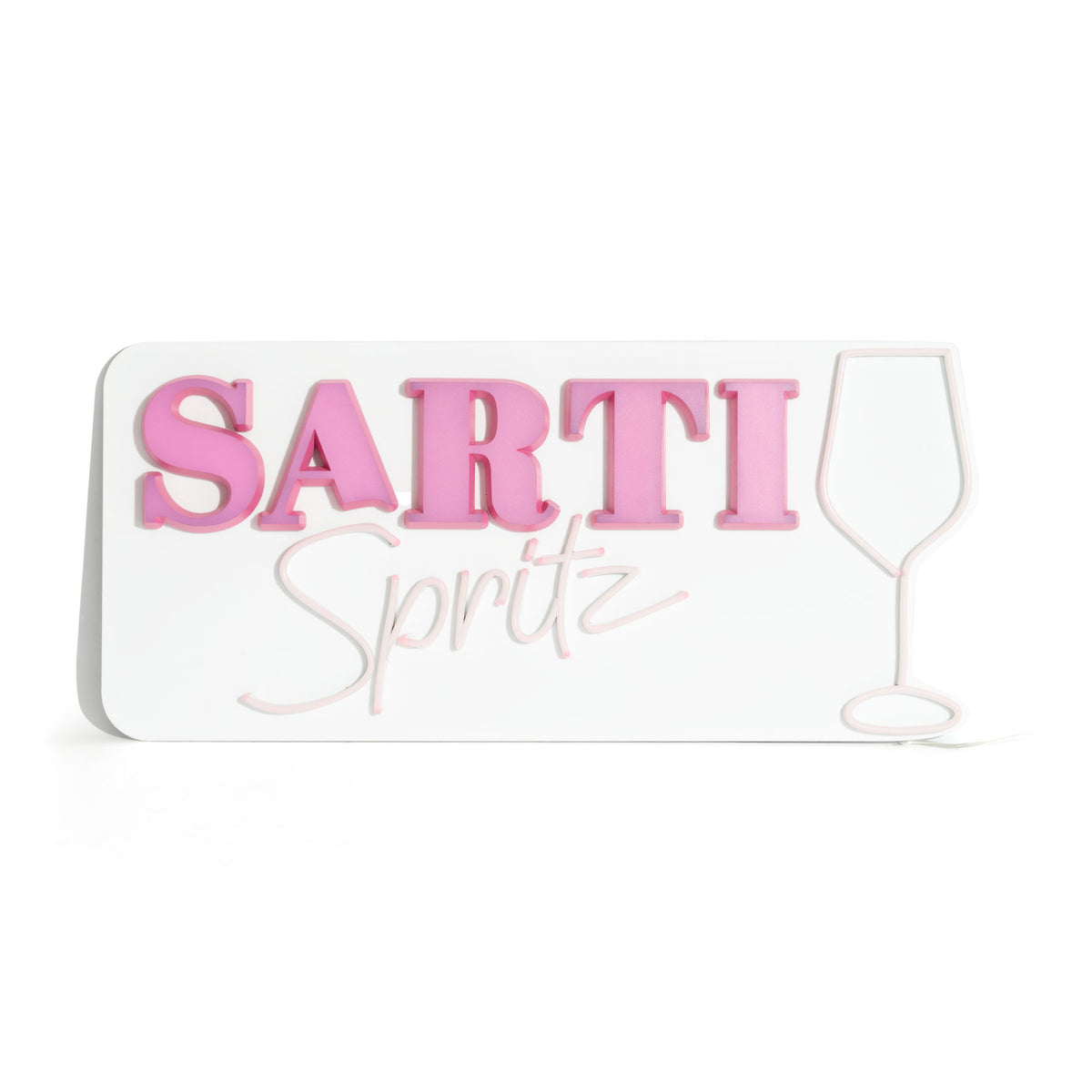 Sarti Spritz Leuchtreklame Luminated LED Wallsign Wandschild Bardeko Neonsign – Ansicht 2