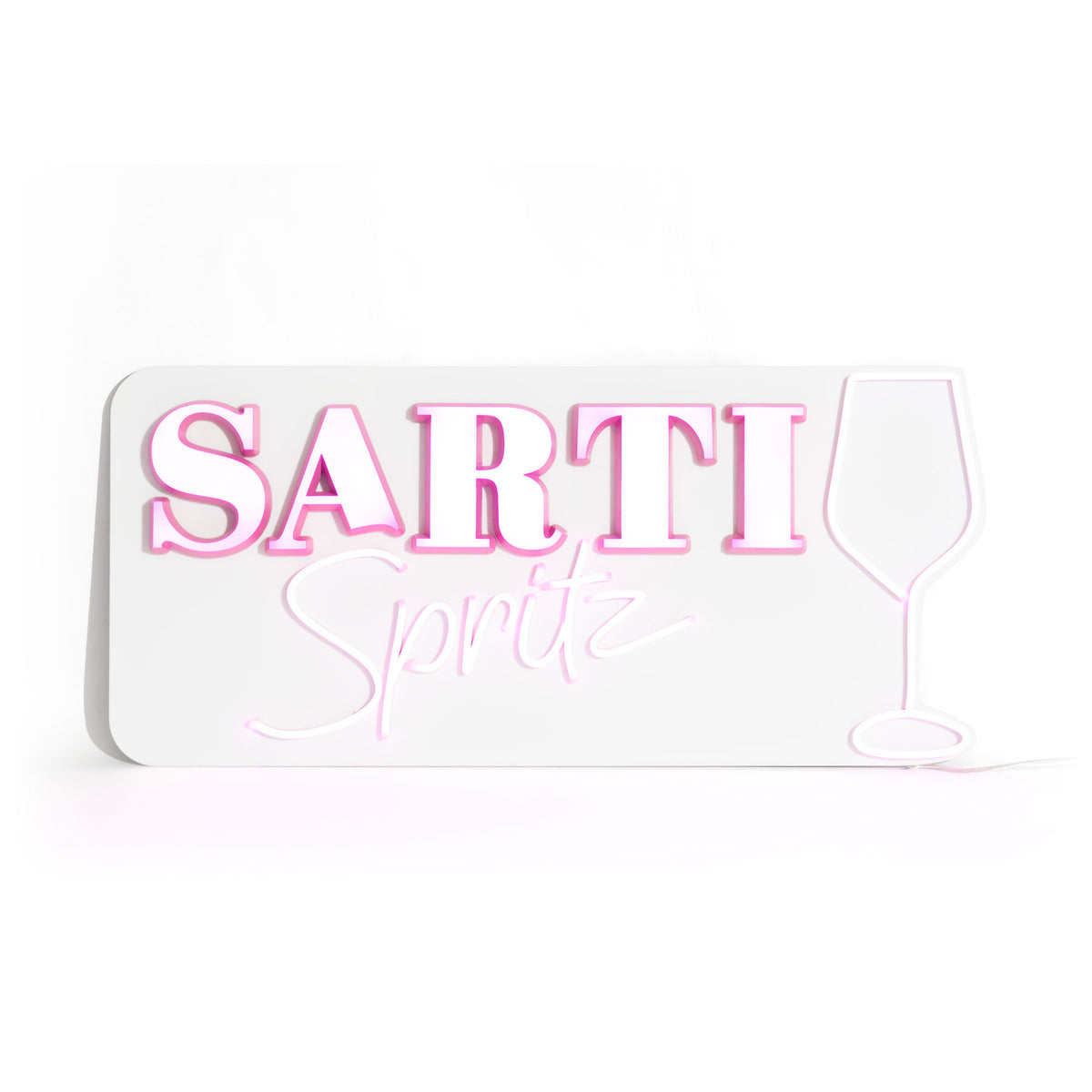 Sarti Spritz Leuchtreklame Luminated LED Wallsign Wandschild Bardeko Neonsign – Ansicht 3