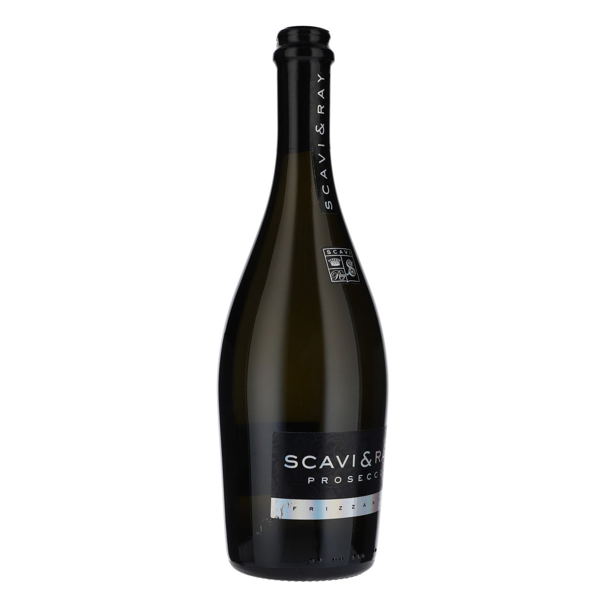 Scavi & Ray LEERE Prosecco Showflasche Dekoflasche Showbottle schwarz 0,75l – Ansicht 2