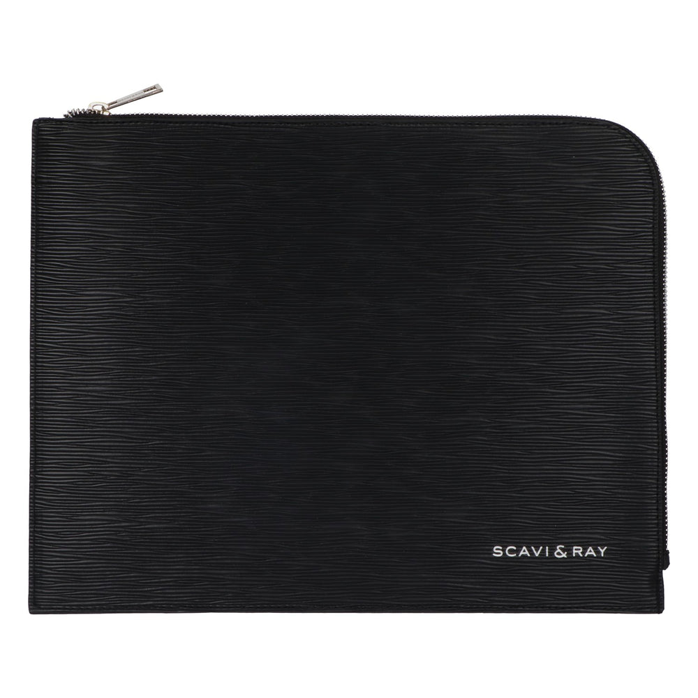 Scavi & Ray Sekt Business Case Tasche Büro Mappe Schwarz Notizen