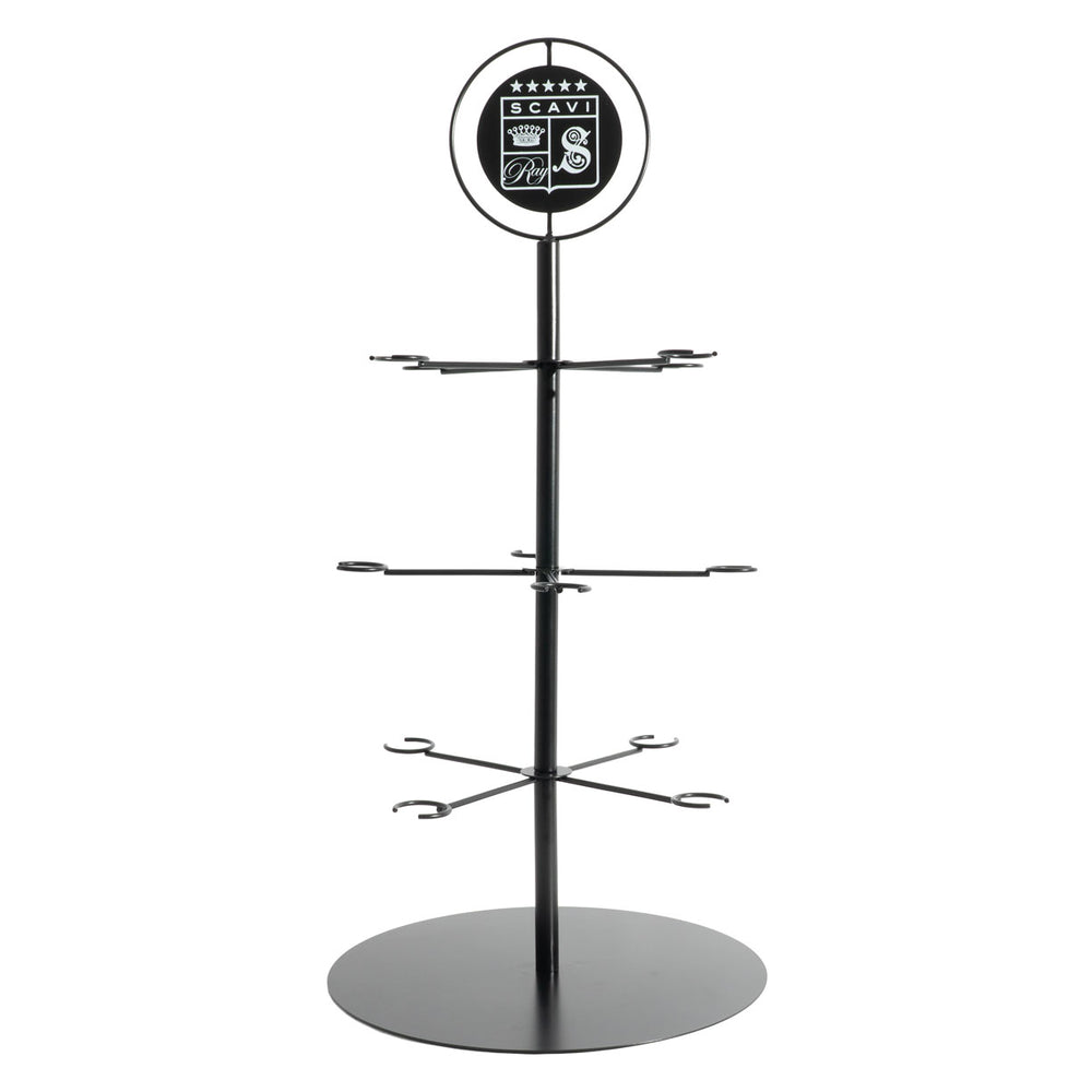 Scavi & Ray Sekt Gläserbaum Schwarz 12 Gläser Halter Serving Tree