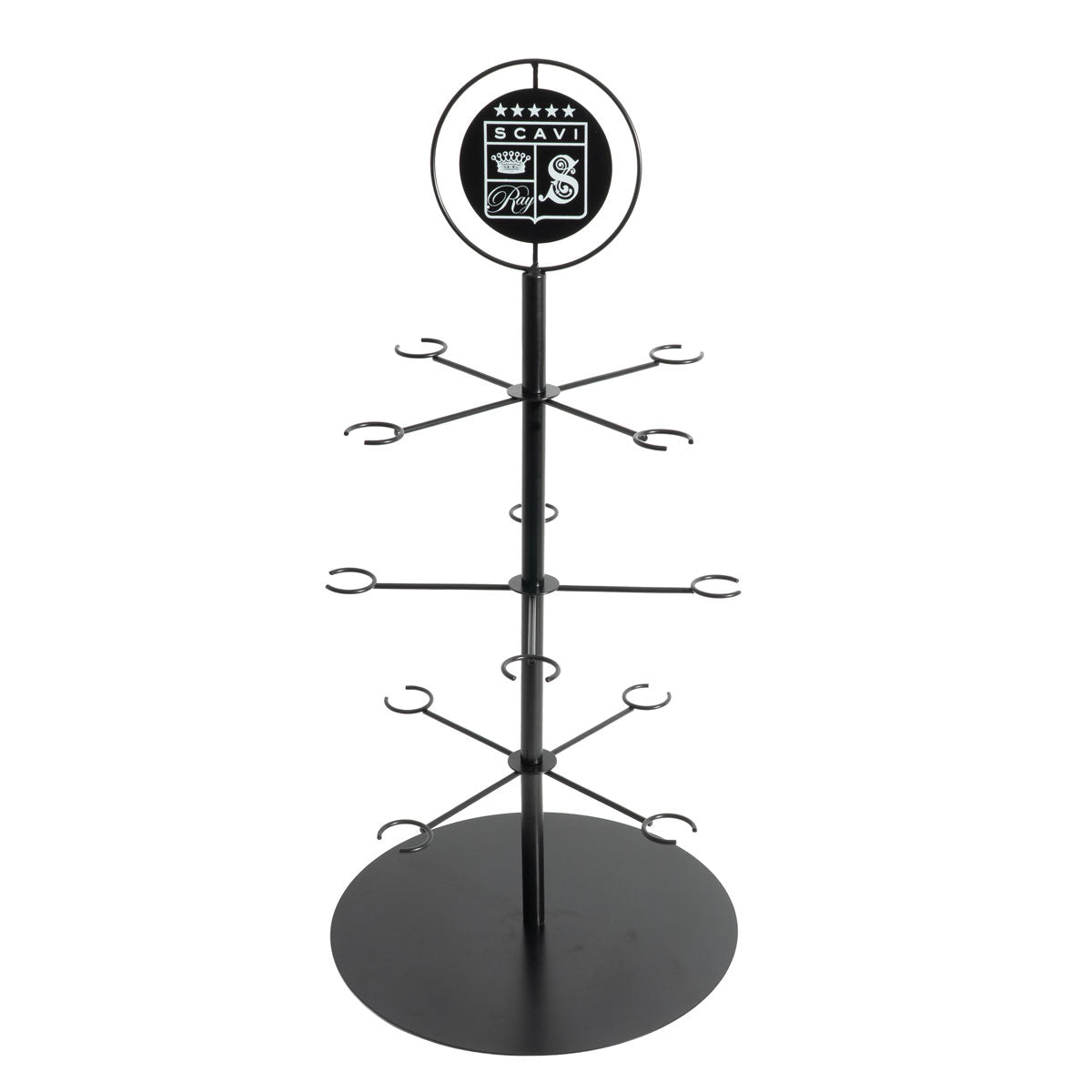 Scavi & Ray Sekt Gläserbaum Schwarz 12 Gläser Halter Serving Tree – Ansicht 6