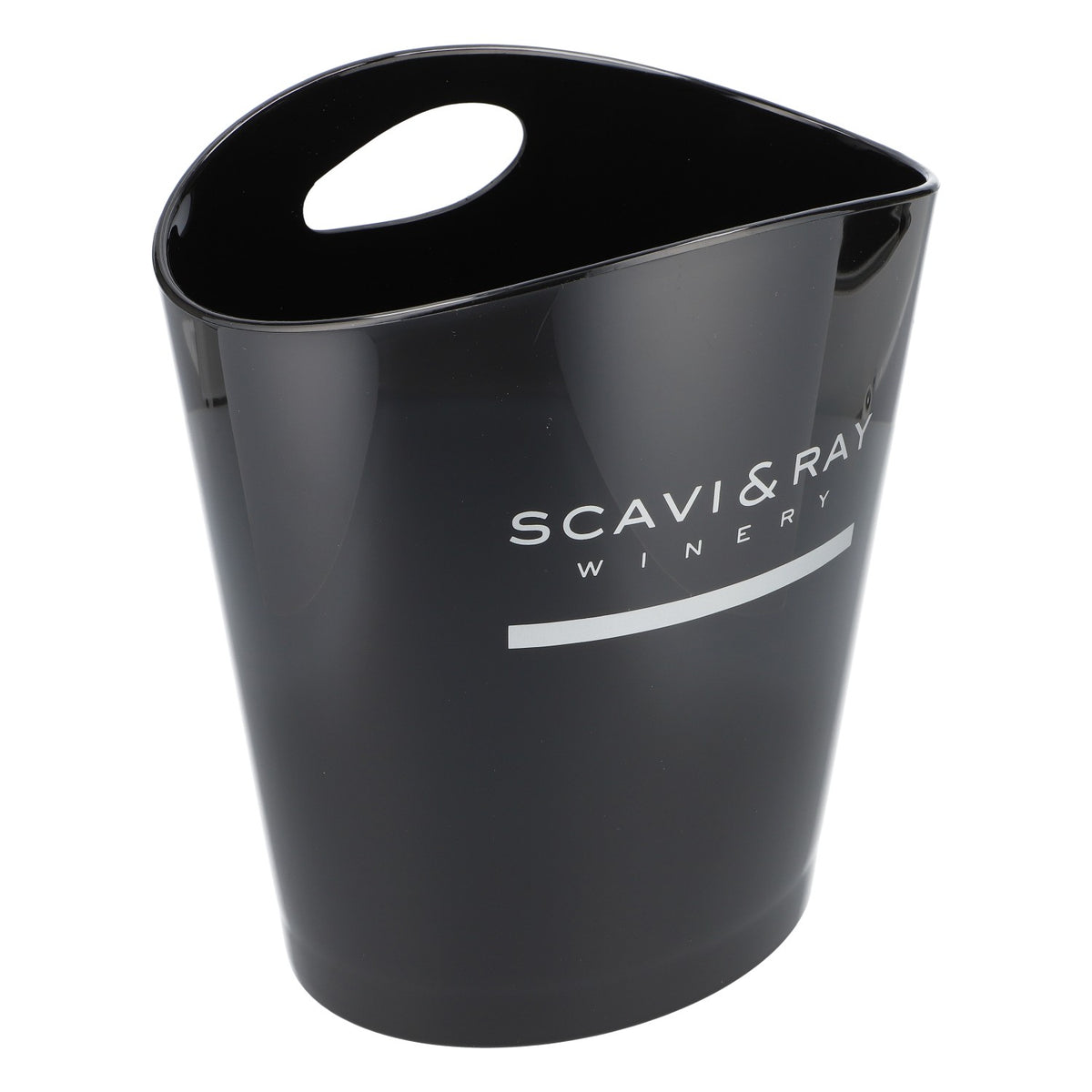 Scavi & Ray Sekt Kühler Flaschenkühler Eiswürfelbehälter Single schwarz – Ansicht 3