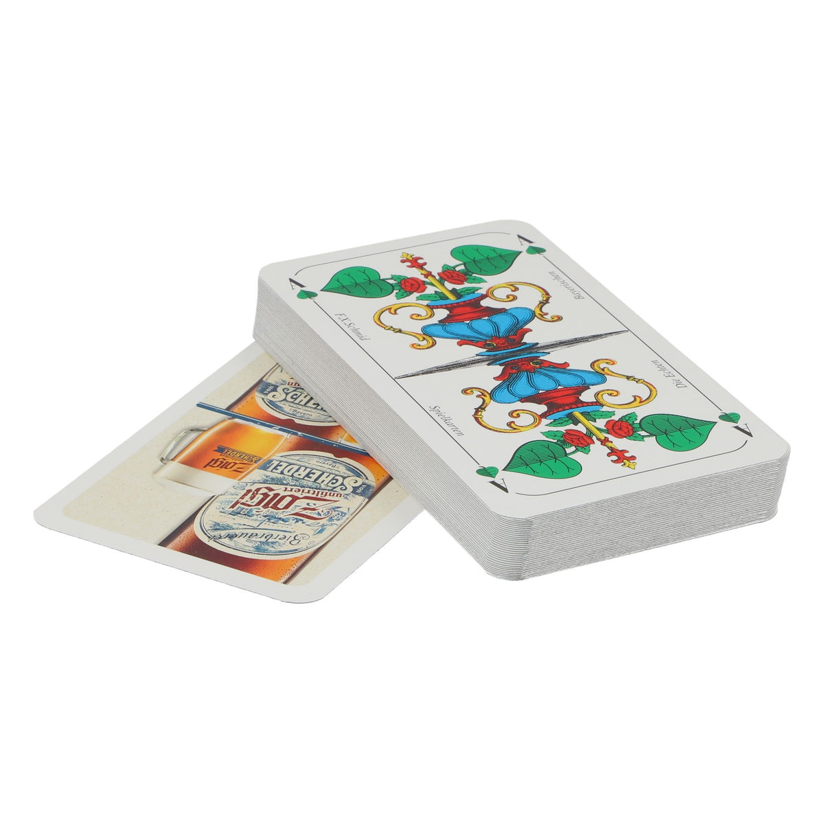 Scherdel Bier Kartenspiel Skat Zoigl Schmid Spielkarten original