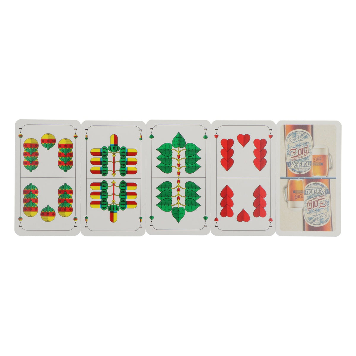Scherdel Bier Kartenspiel Skat Zoigl Schmid Spielkarten original – Ansicht 3