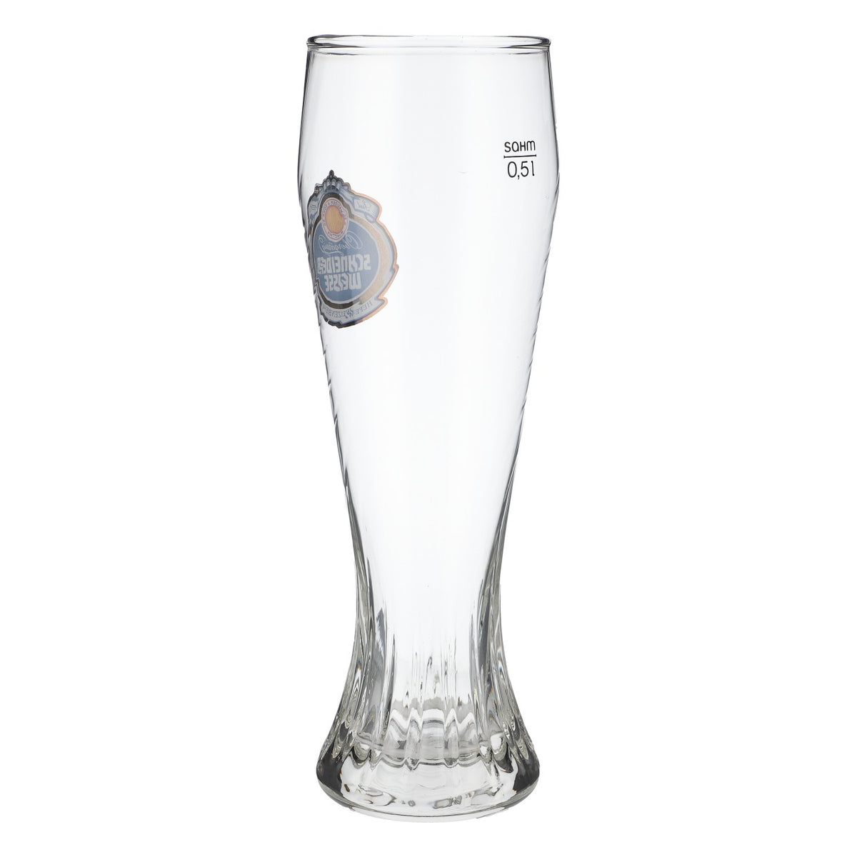 Schneider Weisse Bier Glas 0,5l Gläser Pokal Einzel-Logo Hefe-Weizenbier – Ansicht 3