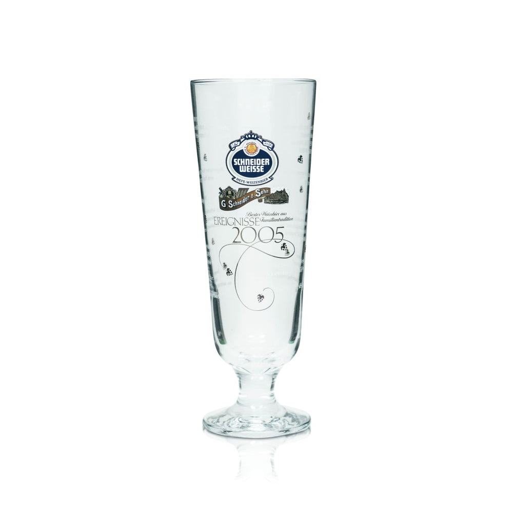 Schneider Weisse Bierglas 0,5l Bierpokal Ereignisse 2005 Sonderedition Gläser