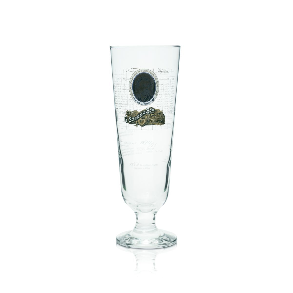Schneider Weisse Bierglas 0,5l Bierpokal Sonderedition Georg II Brauerei Gläser