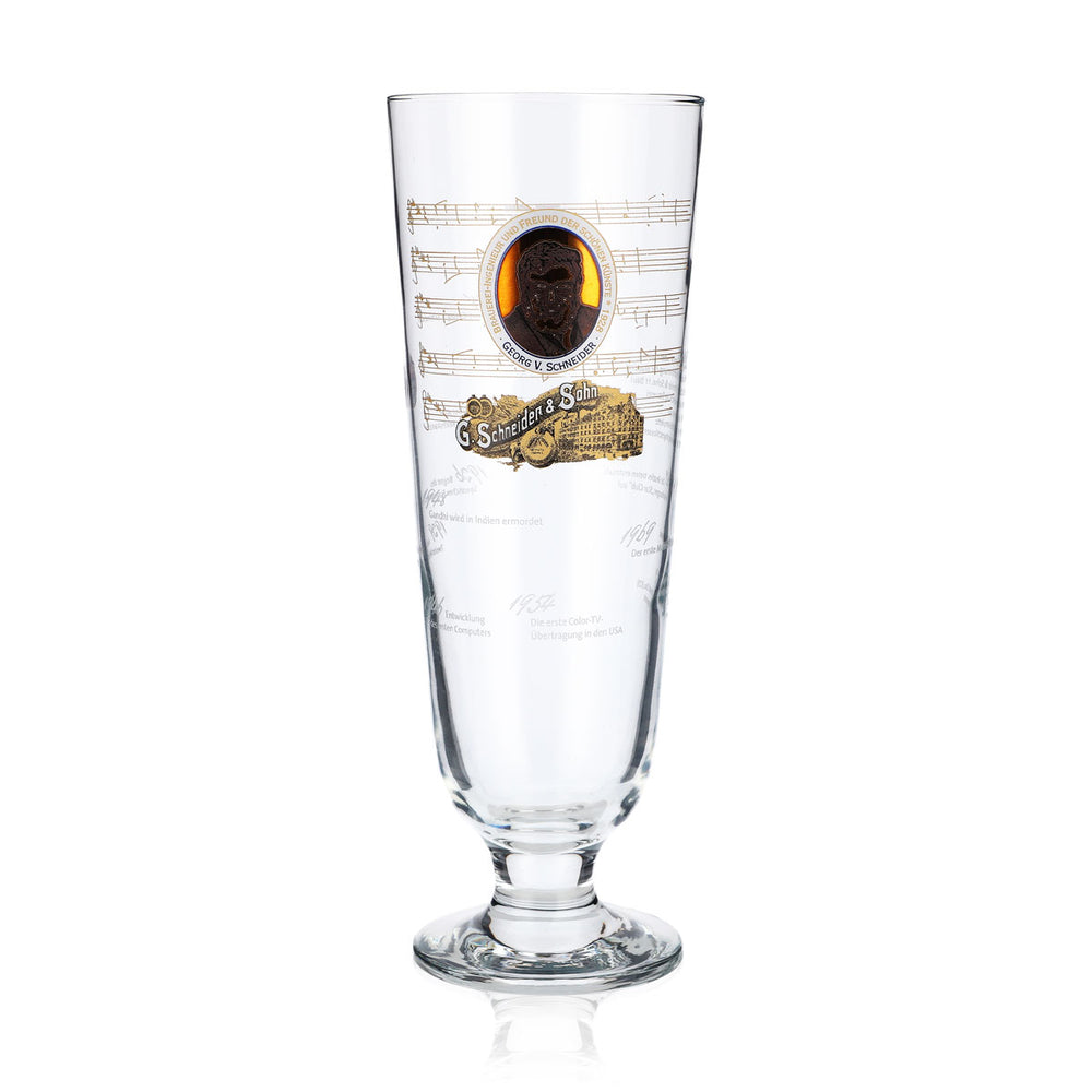 Schneider Weisse Bierglas Gläser 0,5l Pokal Sonderedition Georg V Sahm