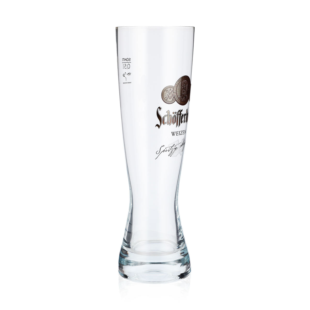 Schöfferhofer Bier Glas Weissbiergläser 0,5l Pokal Platin Logo Sahm – Ansicht 2