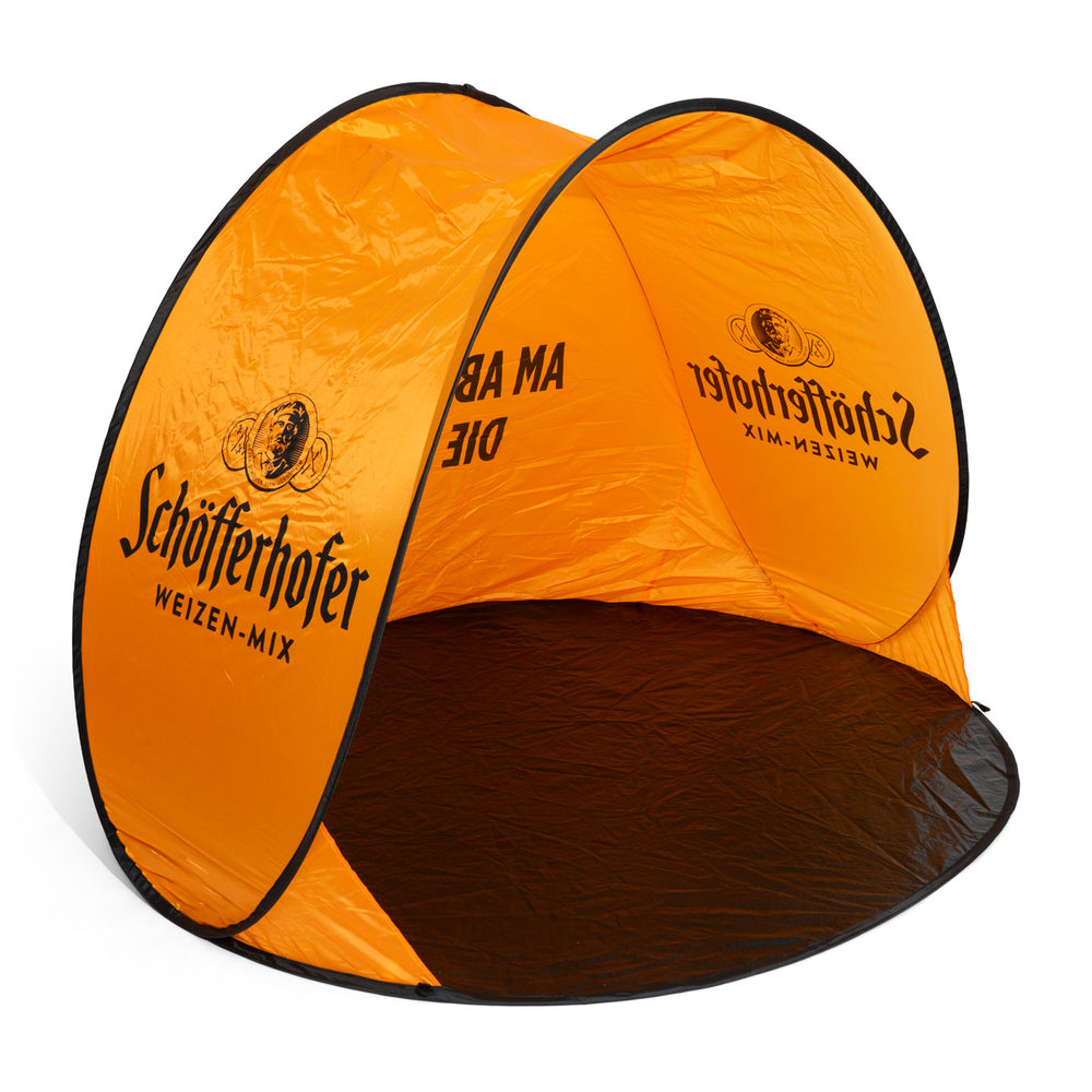 Schöfferhofer Bier Outdoor Strandmuschel Pop Up Zelt, Camping Zelt