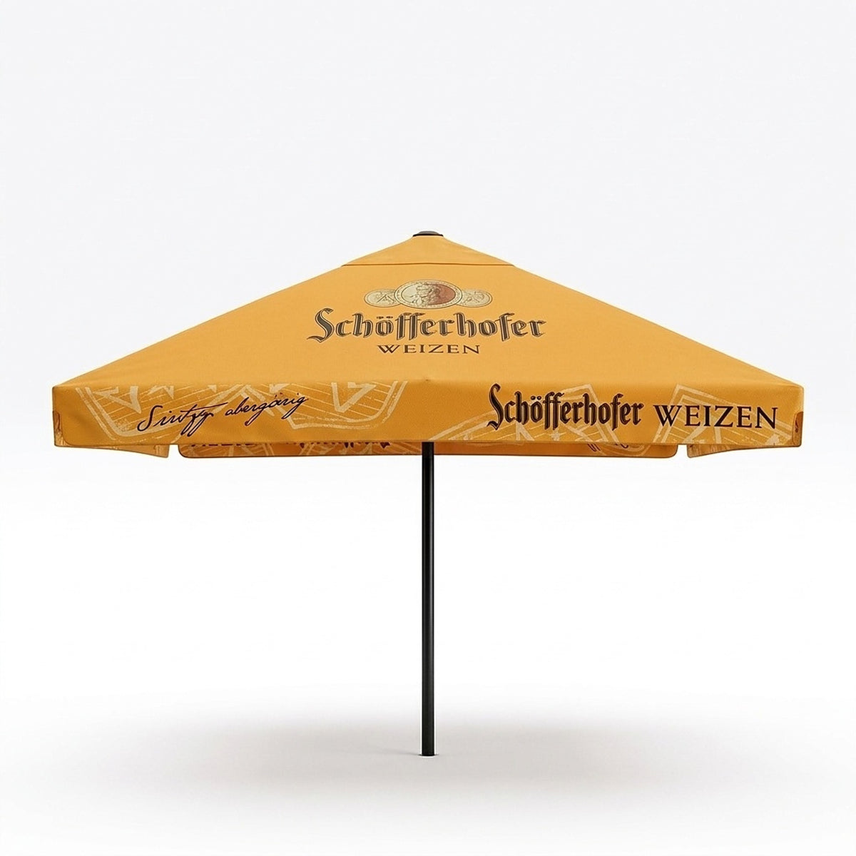 Schöfferhofer Bier Sonnenschirm 3x3m Brauerei Gastro Biergarten Schirm