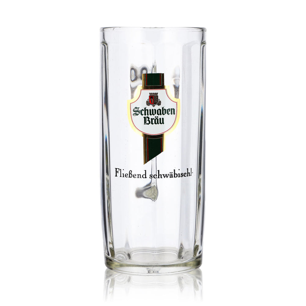 Schwaben Bräu Bier Glas 0,5l Krug sahm