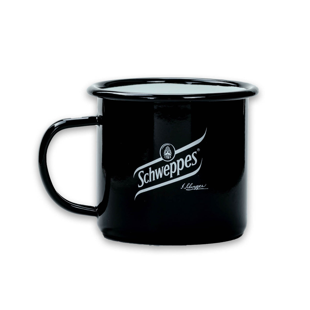 Schweppes Glas Moskow Mule Becher Metall Tasse schwarz Becher – Ansicht 2
