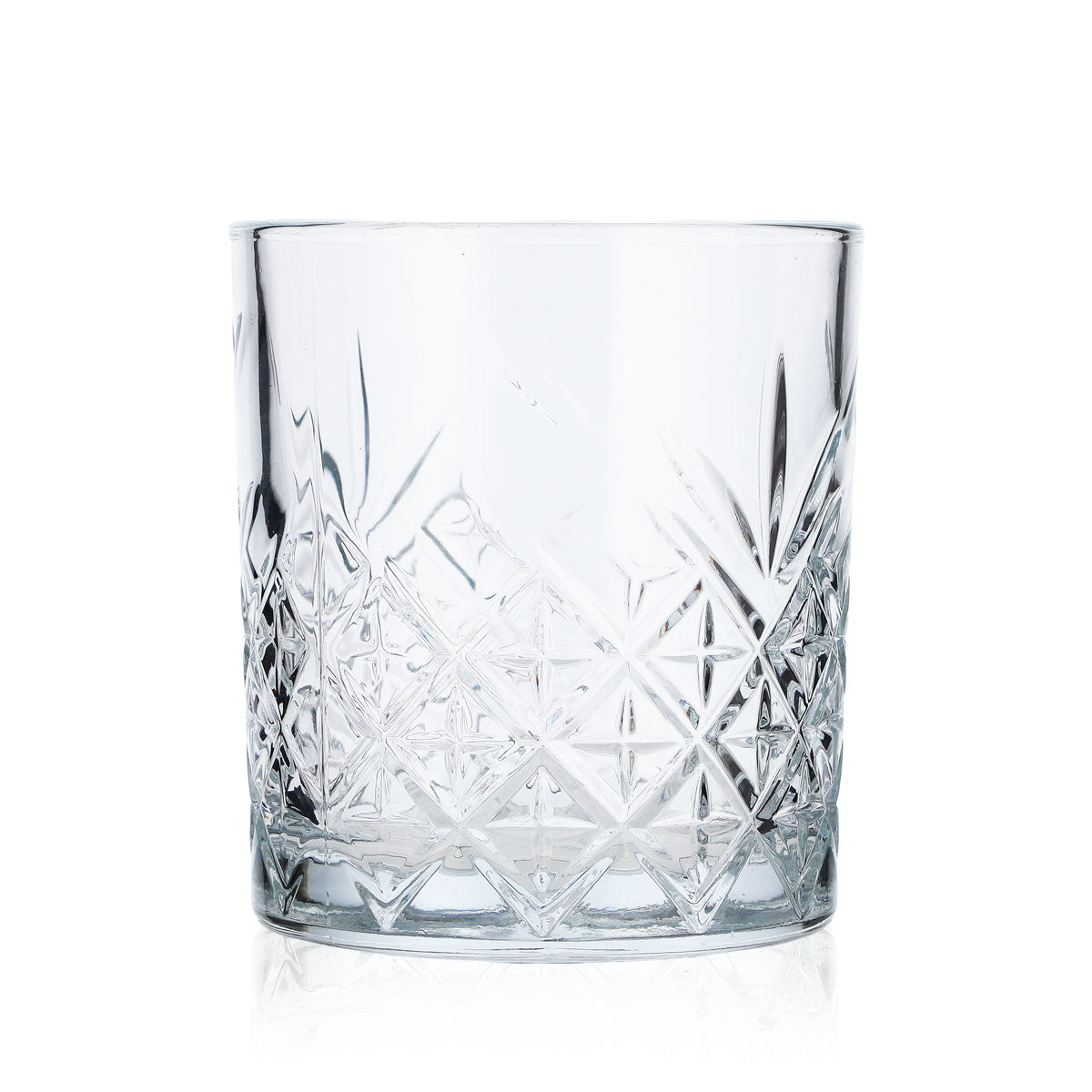 Schweppes Tonic Glas Tumbler Gläser im Relief "Diamond-Kristall" – Ansicht 2