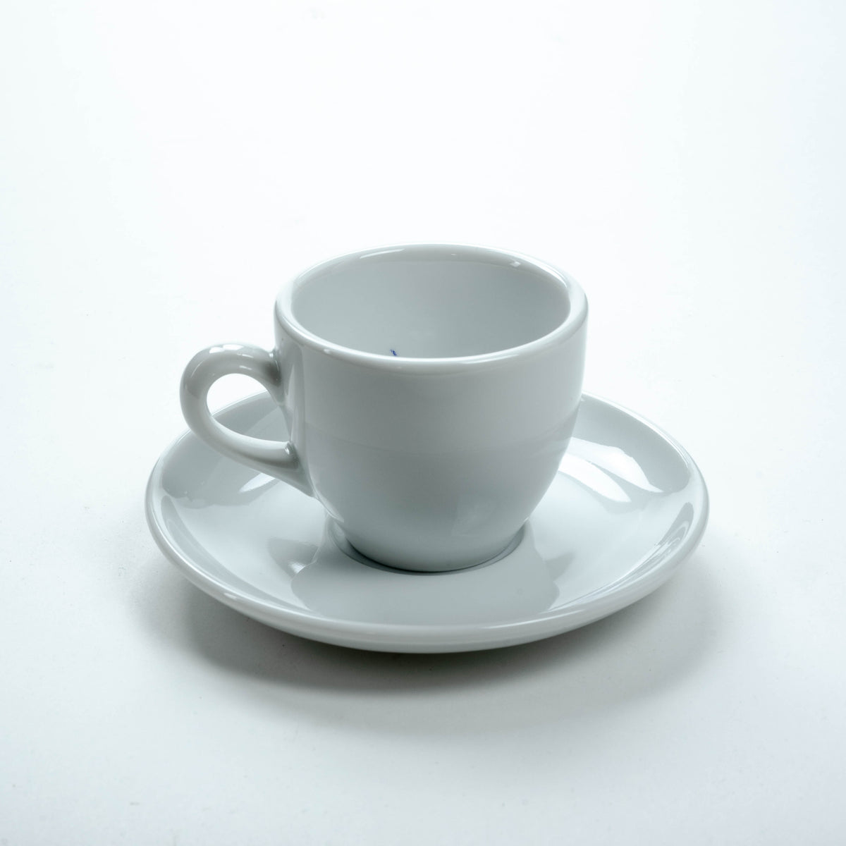 Set Ebay von 1 Chaqwa Kaffee Tasse weiß Espresso neu + Unterteller – Ansicht 2