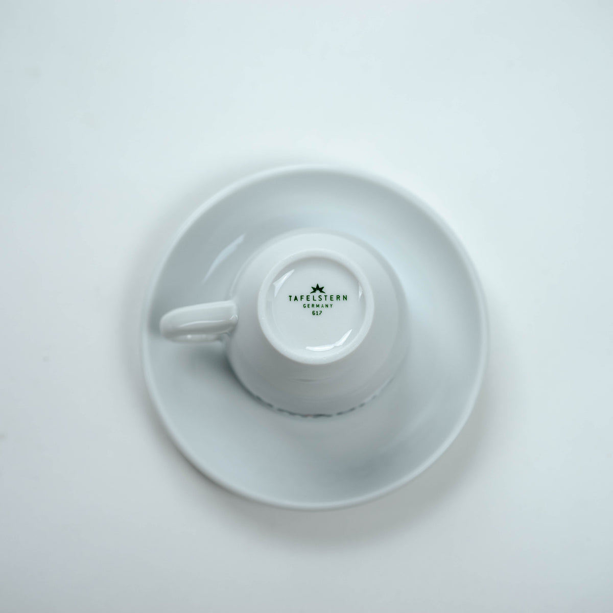 Set Ebay von 1 Chaqwa Kaffee Tasse weiß Espresso neu + Unterteller – Ansicht 5