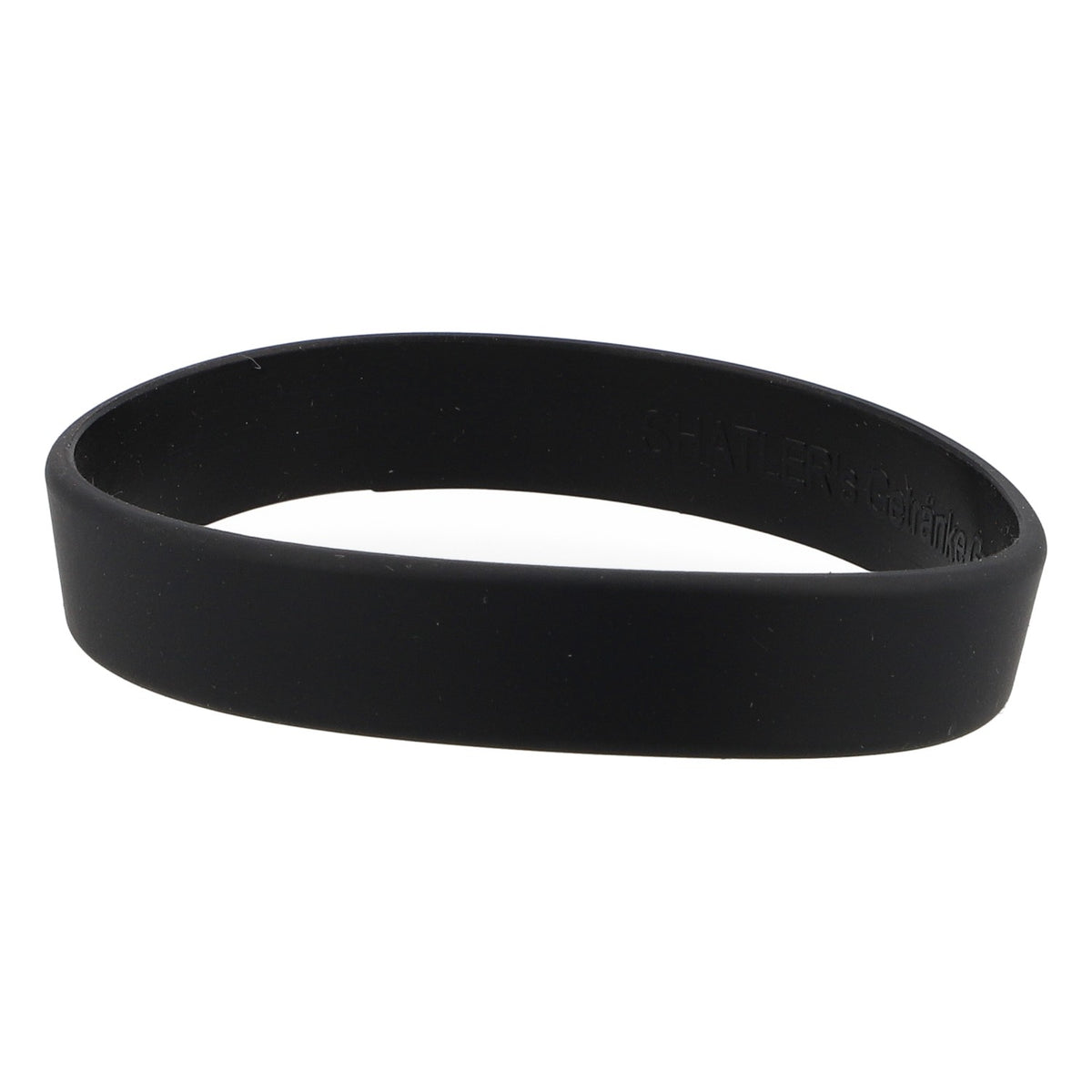 Shatlers Armband Freundschaftsarmband Gummi Schwarz "I <3 Shalter´s" – Ansicht 2