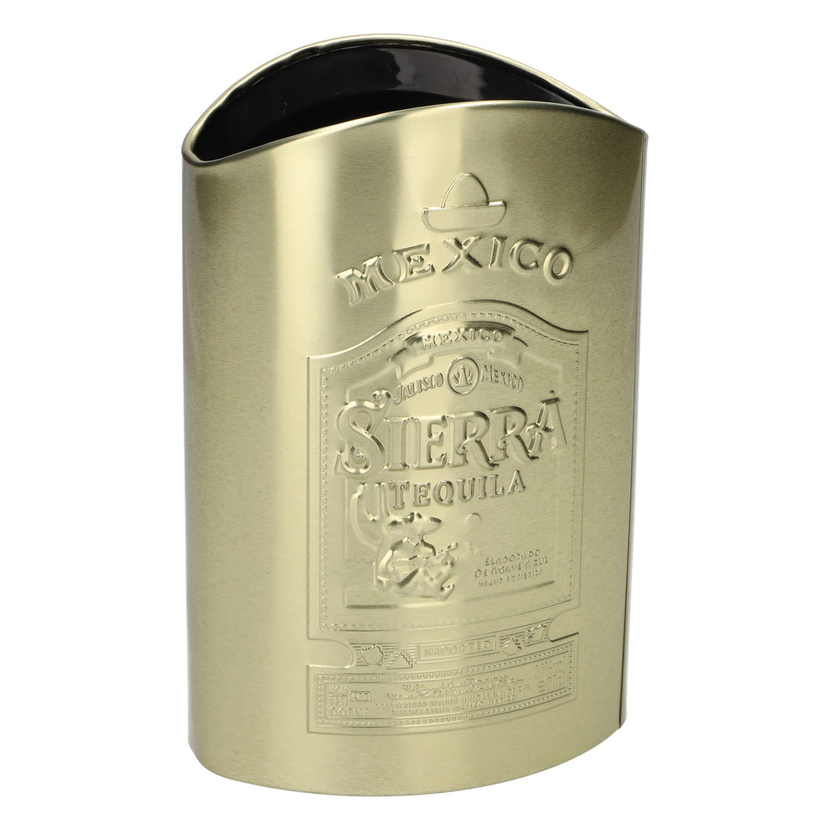 Sierra Tequila Flaschenkühler Flaschenhalter Gold Getränkekühler Isolierbox