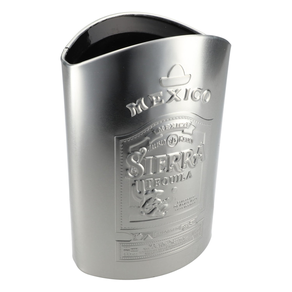 Sierra Tequila Flaschenkühler Flaschenhalter Silber Getränkekühler Isolierbox