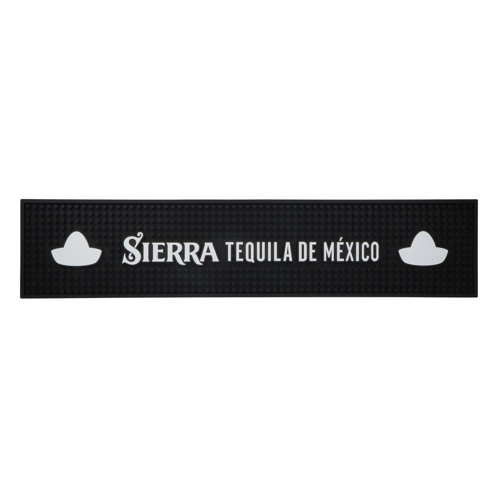 Sierra Tequila Tequila Barmatte Abtropfmatte schwarz 60x13cm Gummi