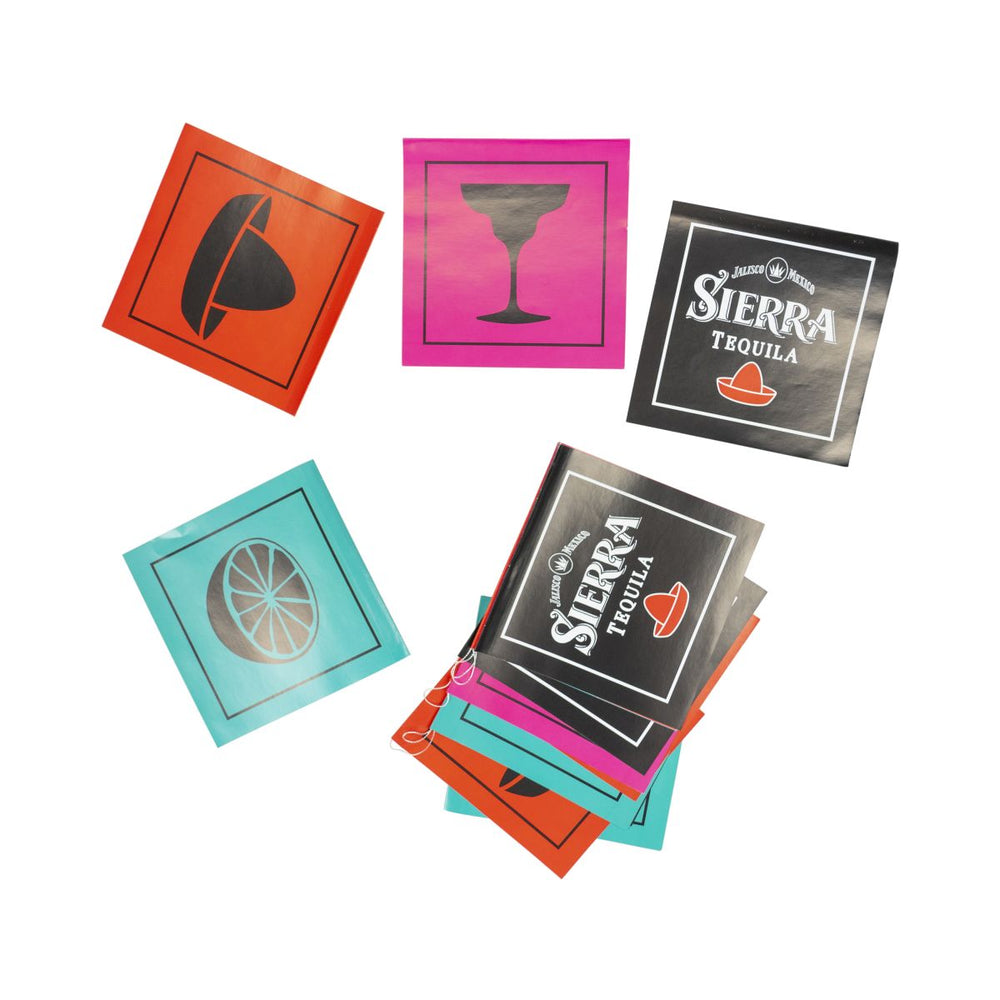 Sierra Tequila Wimpelkette Girlande Bunte Party Dekoration Partykeller Hausbar