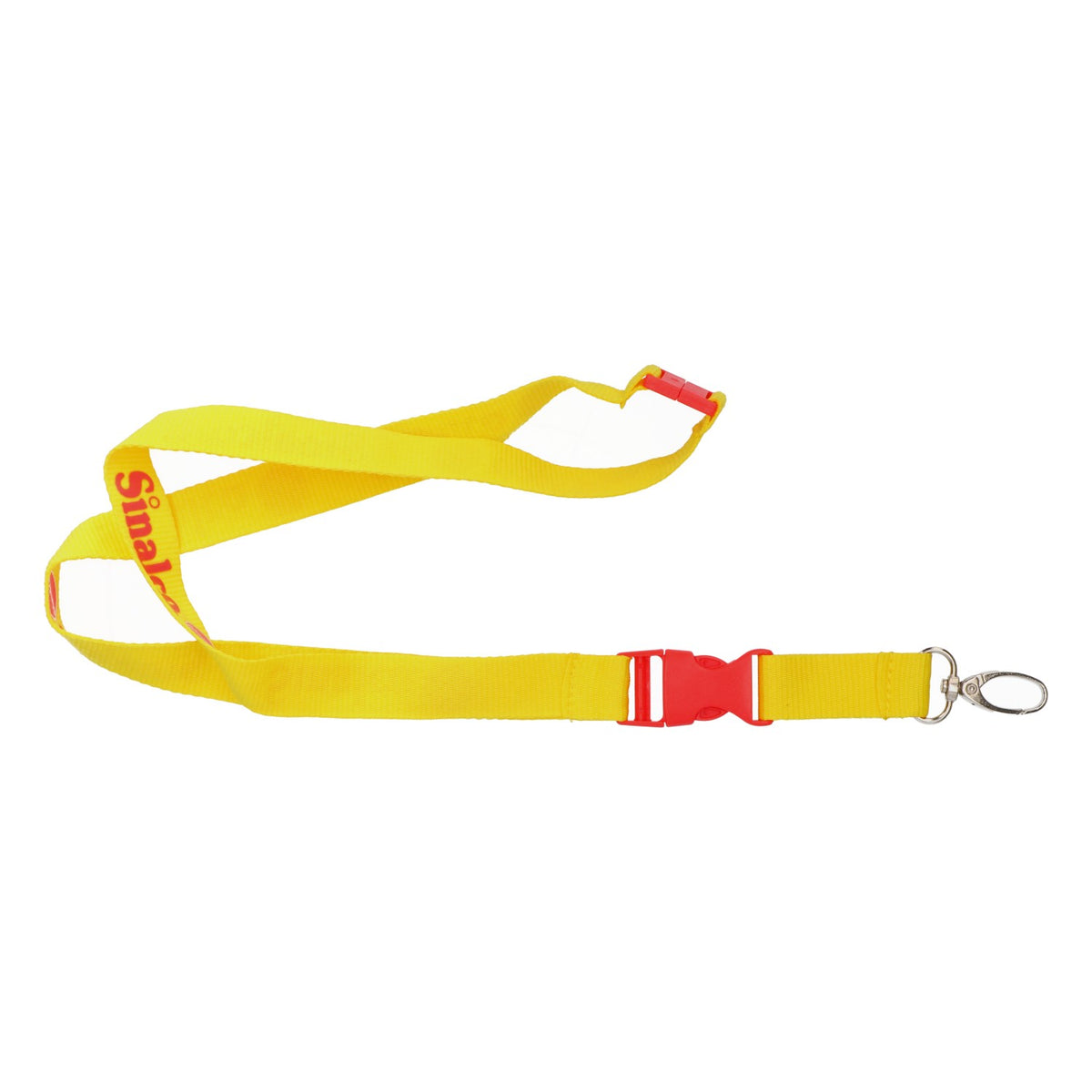 Sinalco Softdrink Schlüsselanhänger Schlüsselband Lanyard Rot/gelb – Ansicht 2