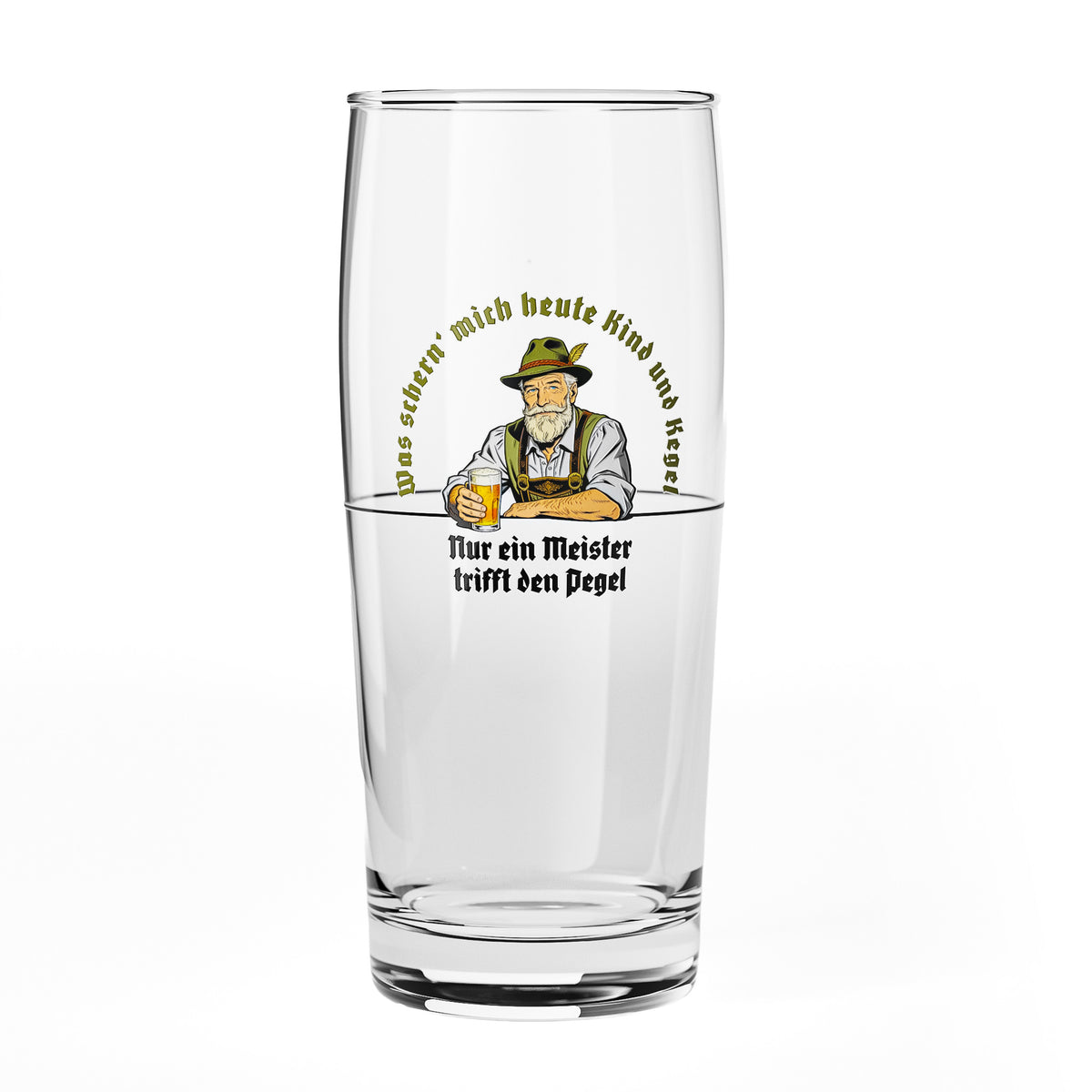 Sipply Bierglas SETTING THE TABLE Meister Willibecher 0,5l - Der lustige Social Media-Trend – Ansicht 2