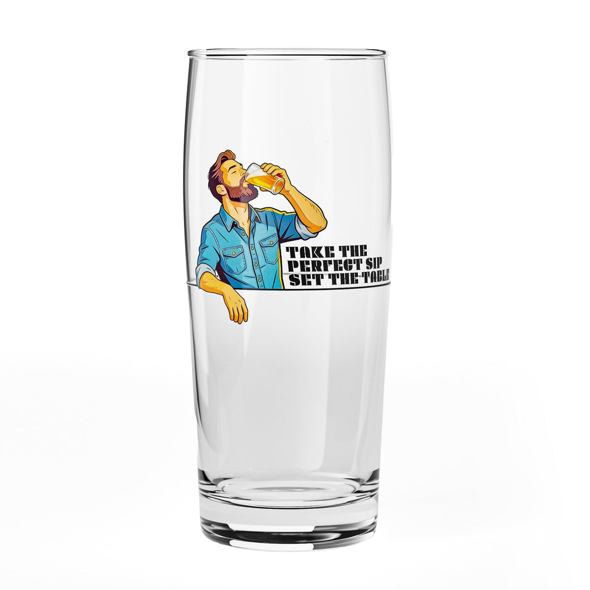 2x Sipply Bierglas SETTING THE TABLE Take the Perfect SIP 0,5l – Ansicht 2