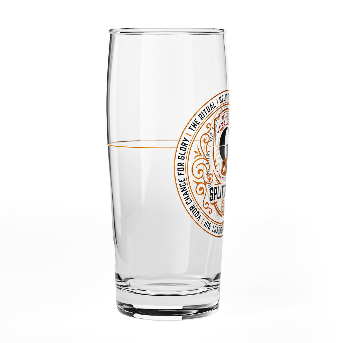 Sipply Bierglas SPLIT THE G The Perfect SIP Willibecher 0,5l - Der lustige Social Media-Trend – Ansicht 3