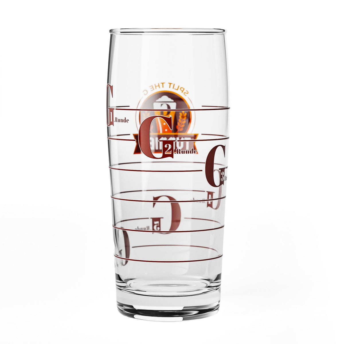 2x Sipply Bierglas SPLIT THE G Tournament 0,5l - Der Social-Media-Trend – Ansicht 7