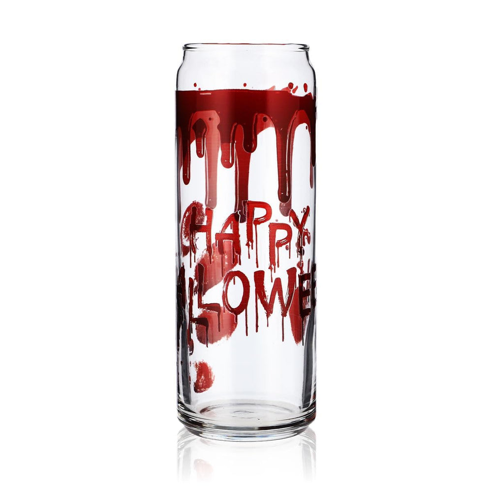 Sipply Trinkglas mit Halloween-Motiv Blut als UV-Druck Can Glass 370ml