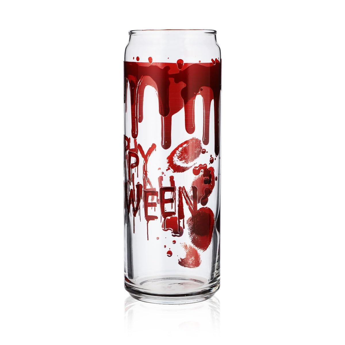 6x Sipply Trinkgläser mit Halloween-Motiv Blut als UV-Druck Can Glass 370ml – Ansicht 5