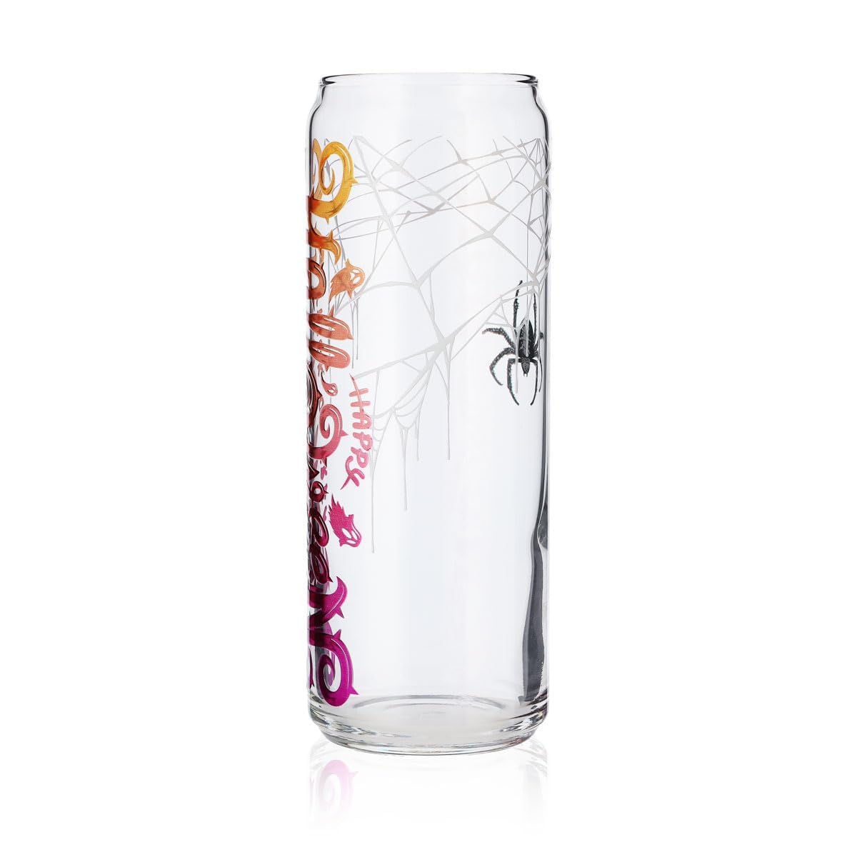 6x Sipply Trinkglas mit Halloween-Motiv Spinne als UV-Druck Can Glass 370ml – Ansicht 5