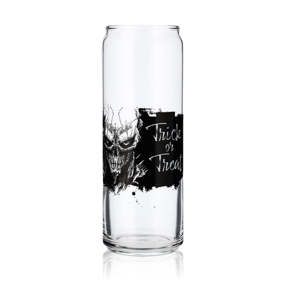 Sipply Trinkglas mit Halloween-Motiv Trick or Treat als UV-Druck Can Glass 370ml