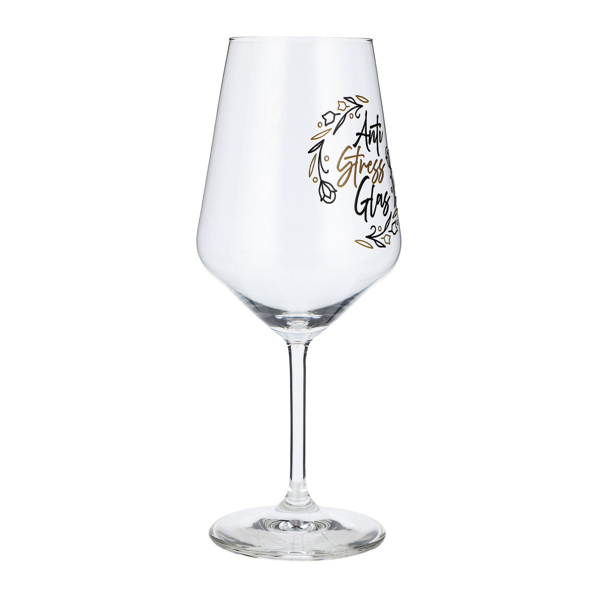 Sipply Weinglas mit Spruch Anti Stress Glas 0,5l – Ansicht 6