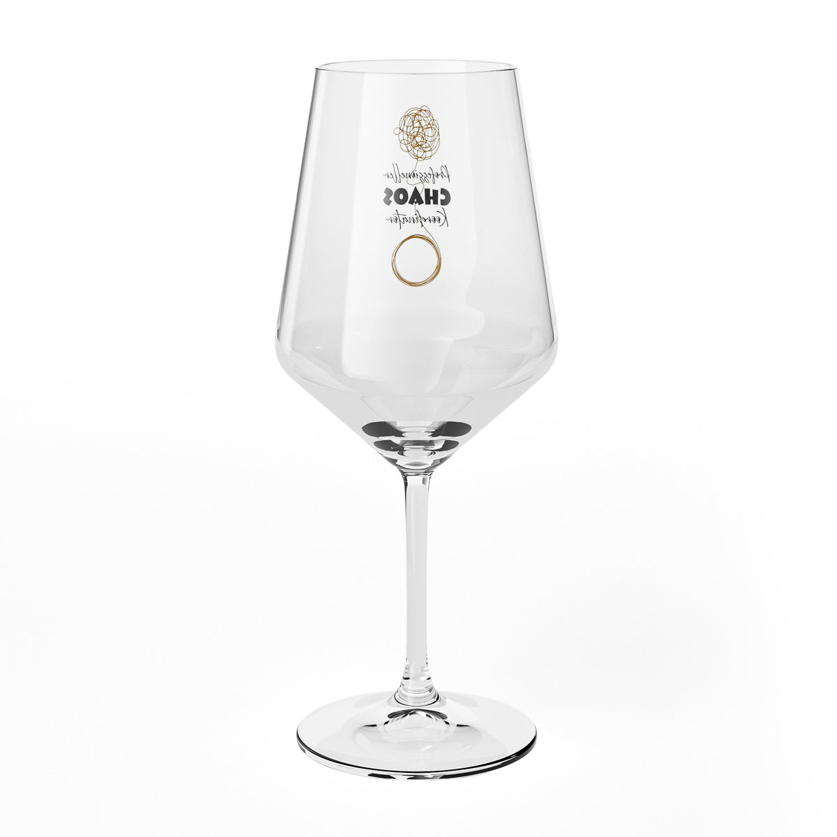 Sipply Weinglas mit Spruch Chaos Koordinator 0,5l – Ansicht 8
