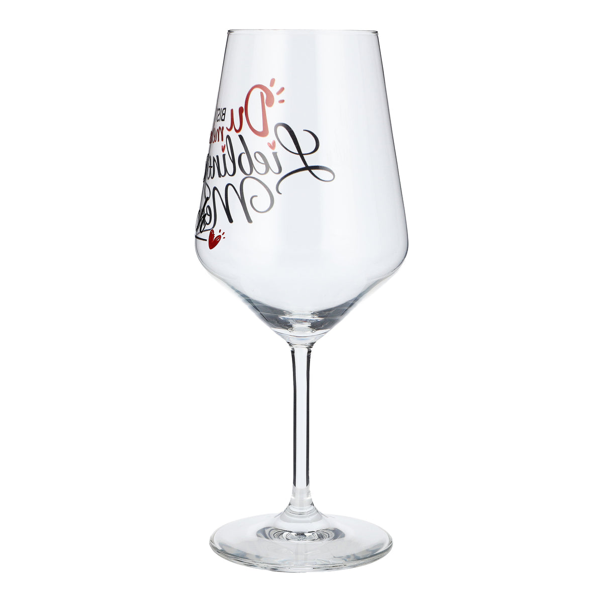 Sipply Weinglas mit Spruch Du bist mein Lieblingsmensch 0,5l – Ansicht 5