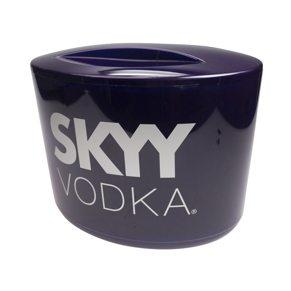 Skyy Vodka Eisbox 10l Flaschenkühler mit Deckel Getränkekühler Eiswürfelbehälter