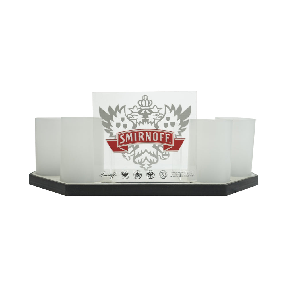 Smirnoff Vodka Barcaddy LED Aufsteller Barzubehör Barhelfer