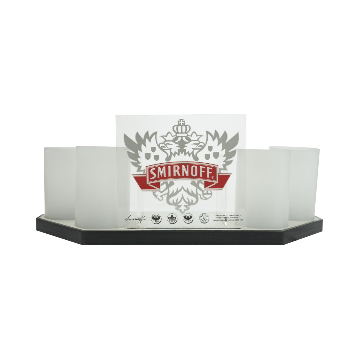 Smirnoff Vodka Barcaddy LED Aufsteller Barzubehör Barhelfer