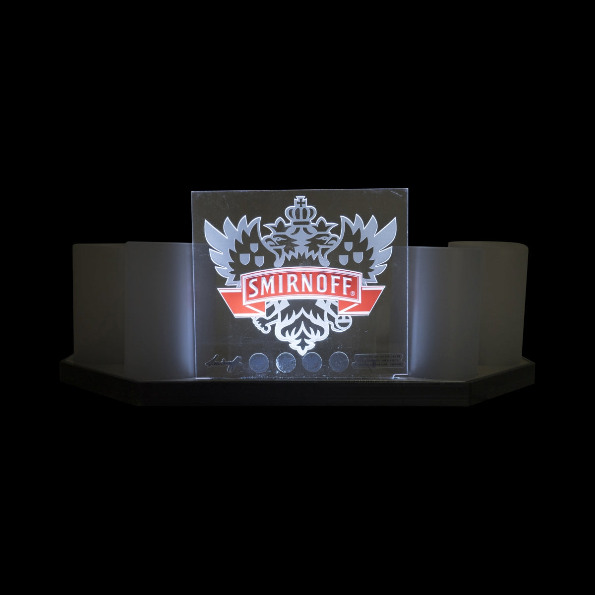 Smirnoff Vodka Barcaddy LED Aufsteller Barzubehör Barhelfer – Ansicht 2