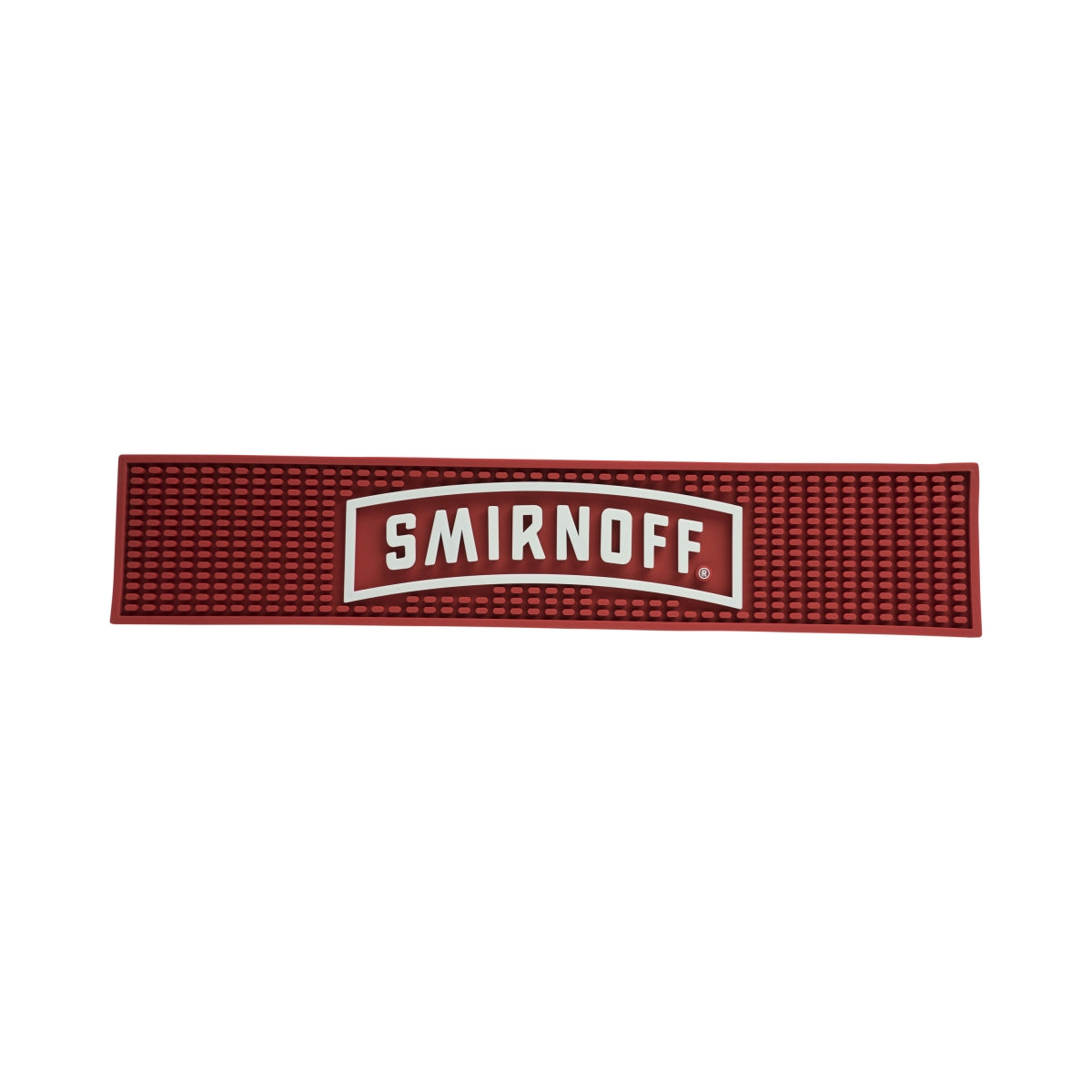 Smirnoff Vodka Barmatte Abtropfmatte Barzubehör rot