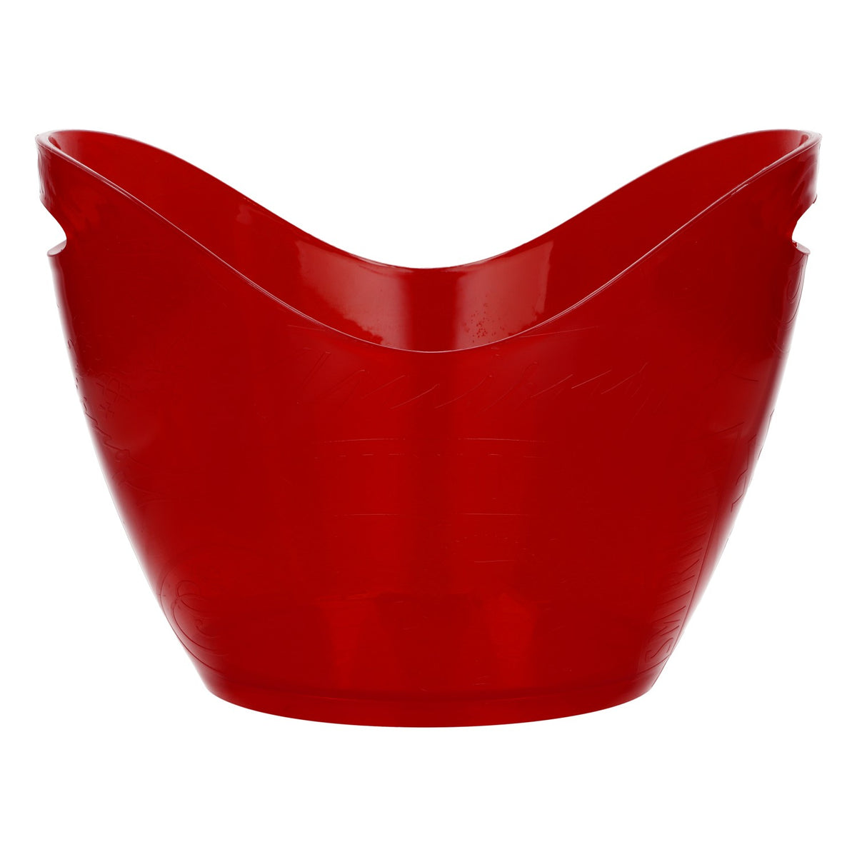 Smirnoff Vodka Flaschenkühler Ice Bucket Rot Transparent Relief Bar – Ansicht 2
