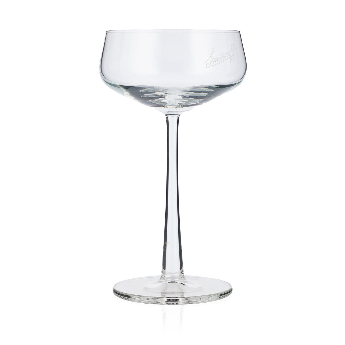 Smirnoff Vodka Glas 0,17l Designglas Martinischale Stielglas elegant – Ansicht 2