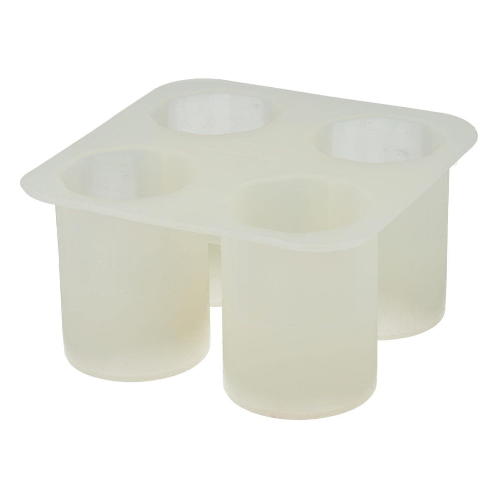 Smirnoff White Eisbecher Silikonform 4er Vodka Ice Shot Gläser Barzubehör