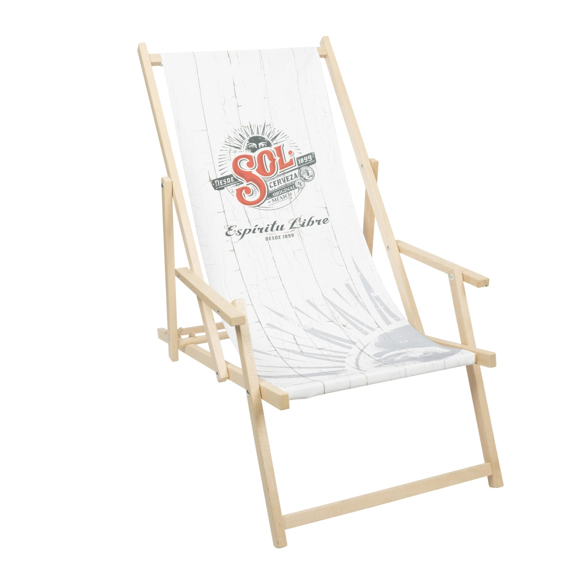 Sol Bier Liegestuhl Klapp Strand Garten Lounge Beach Camping Liege Möbel Chair