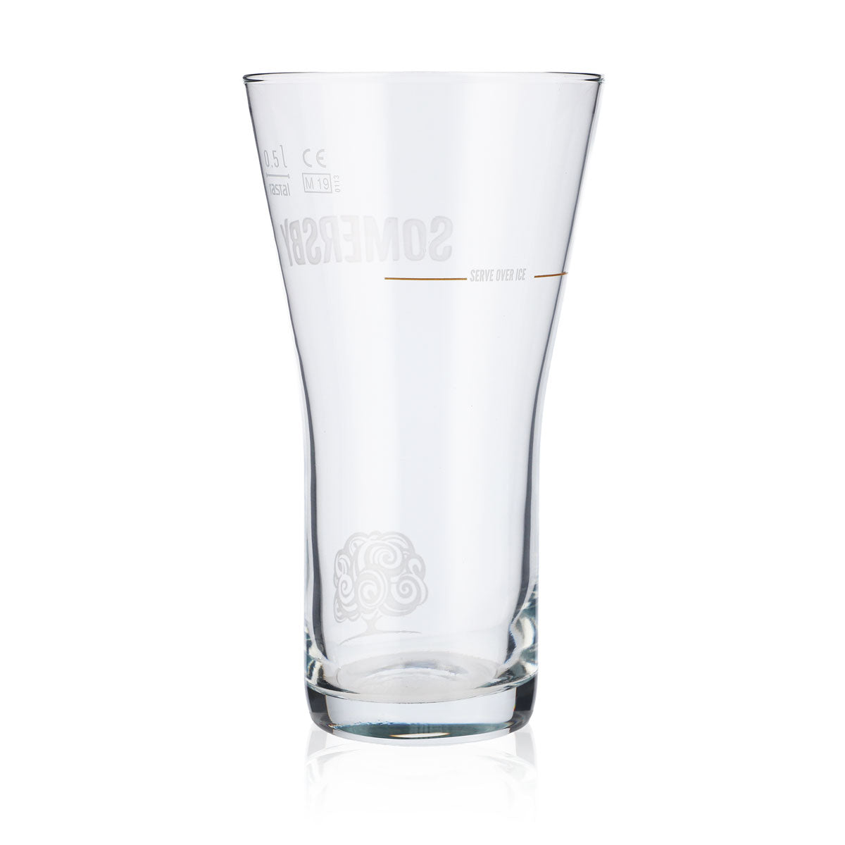 6x Somersby Cider Glas 0,5l Becher Cidergläser Logo Satiniert – Ansicht 4