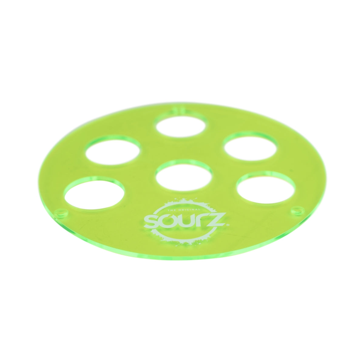 Sourz Likör Shot Tablett für 6 Shots Neongrün Kneipe Bar Gastro Kurze Tequila