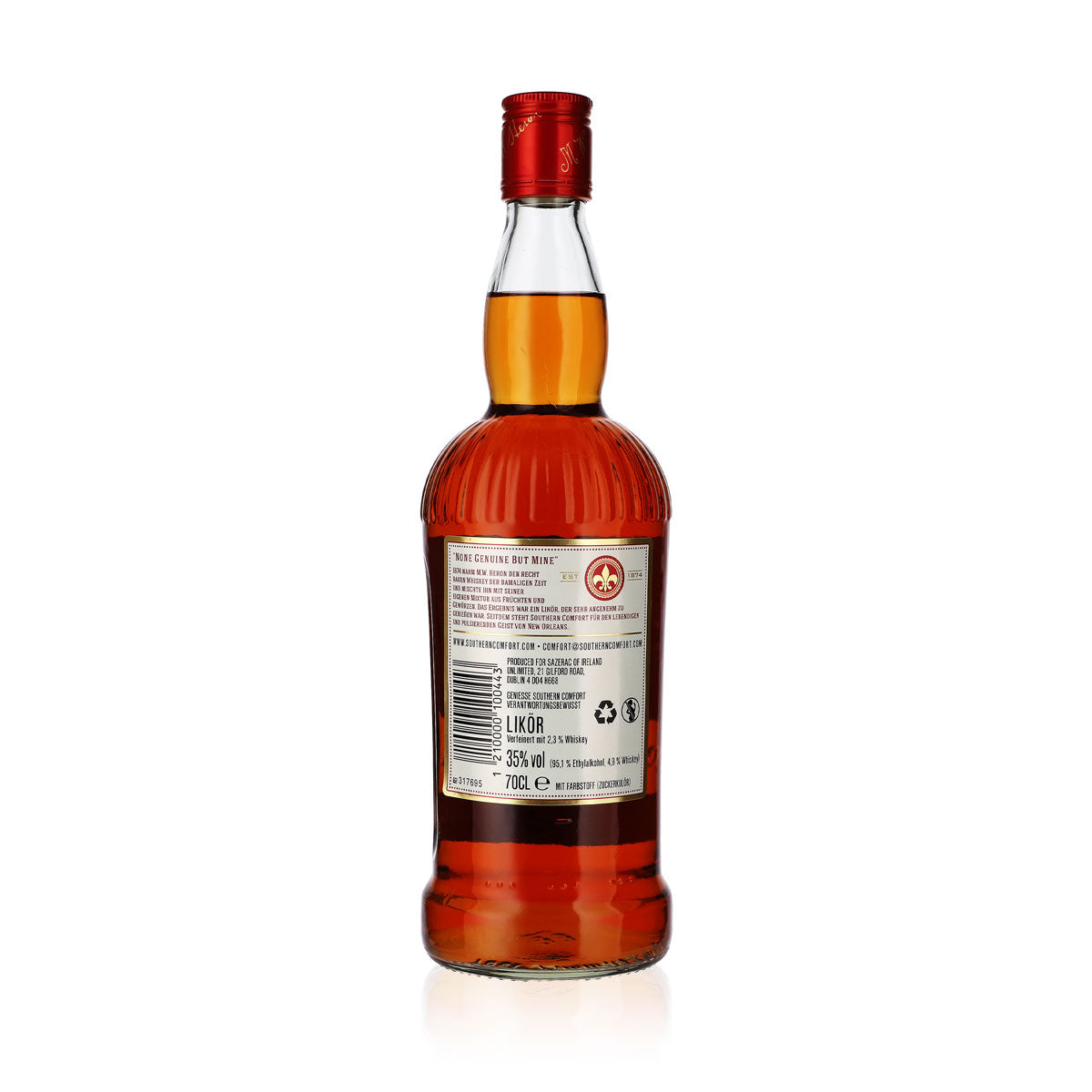Southern Comfort Whiskey Flasche 0,7l 35% vol. – Ansicht 3